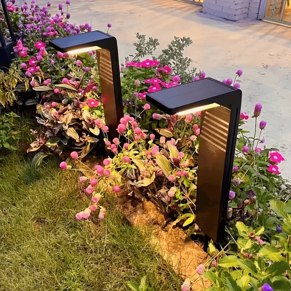 Luminária Solar Poste de Luz para Jardim - SwanGarden