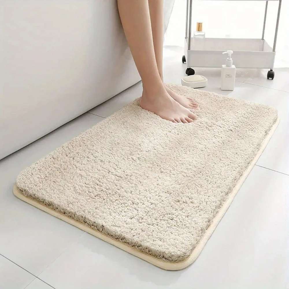 Tapete Absorvente e Antiderrapante para Banheiro - Swan Bathroom